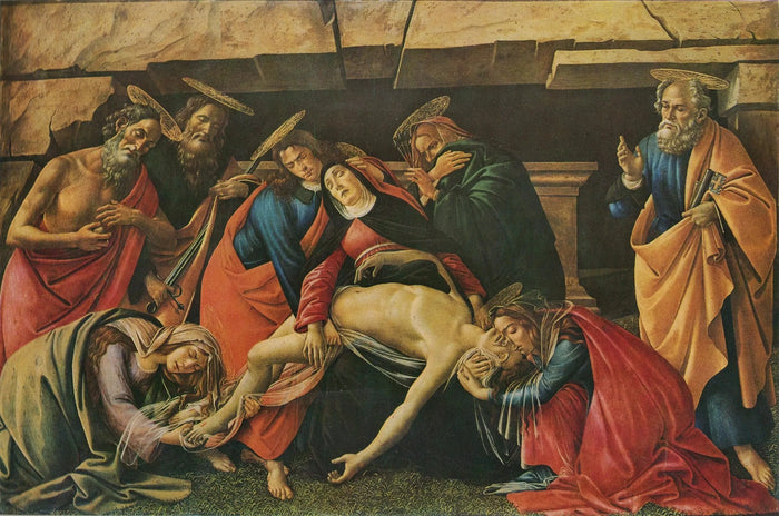 Il Compianto sul Cristo morto di Monaco, 1490-1495 circa - Botticelli