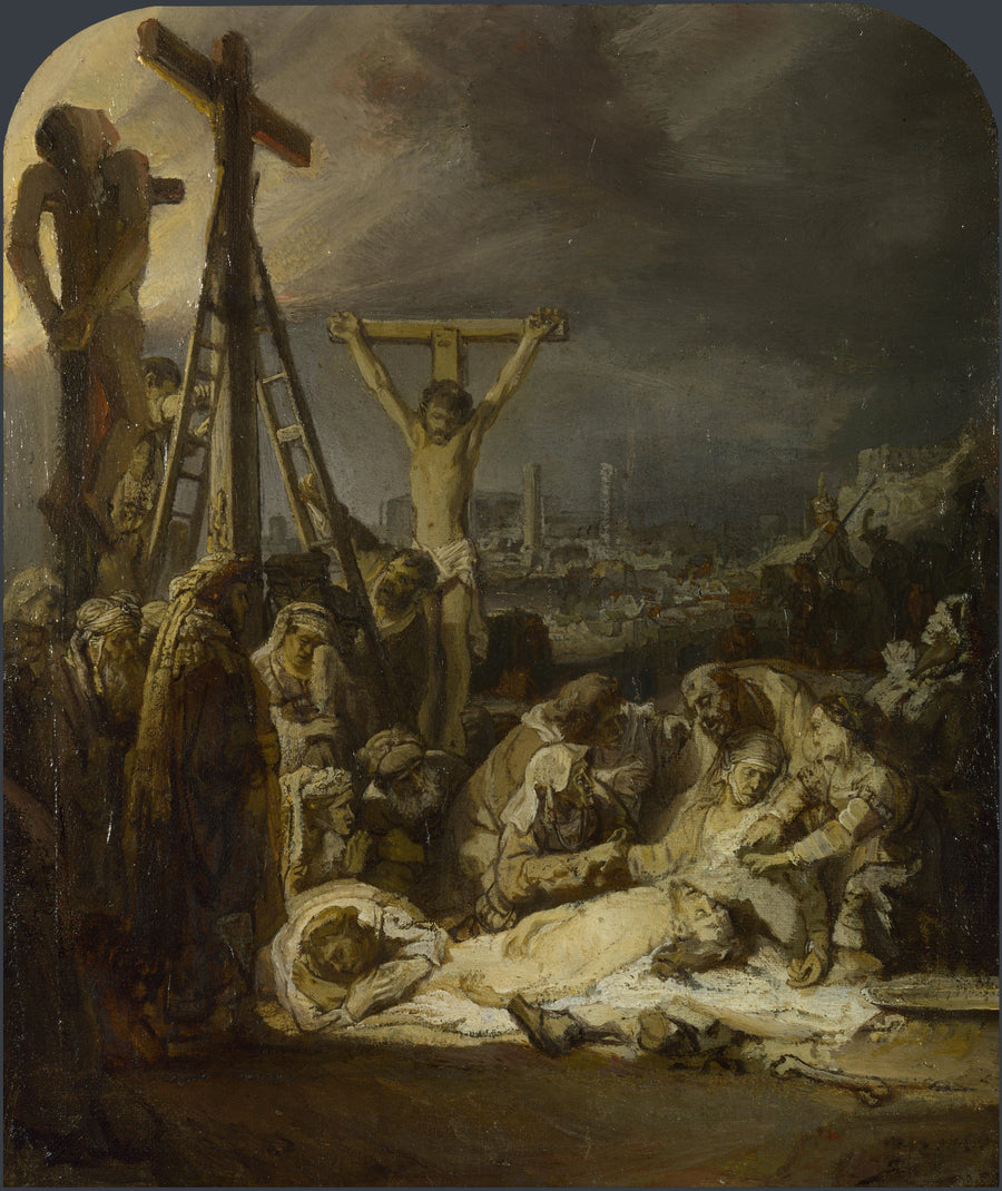 La lamentazione sul corpo di Cristo morto - Rembrandt