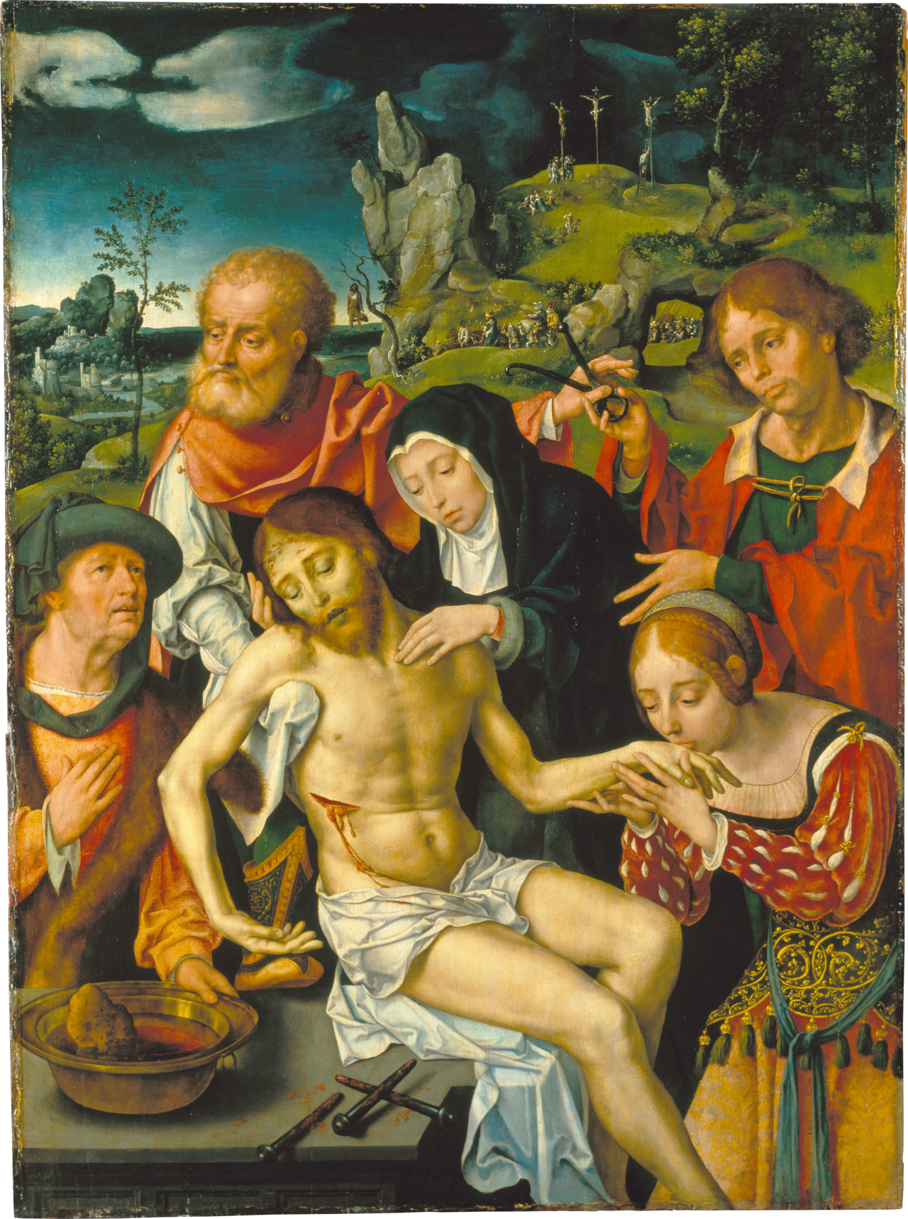 Lamentation du Christ - Joos van Cleve - Alpha Reproduction