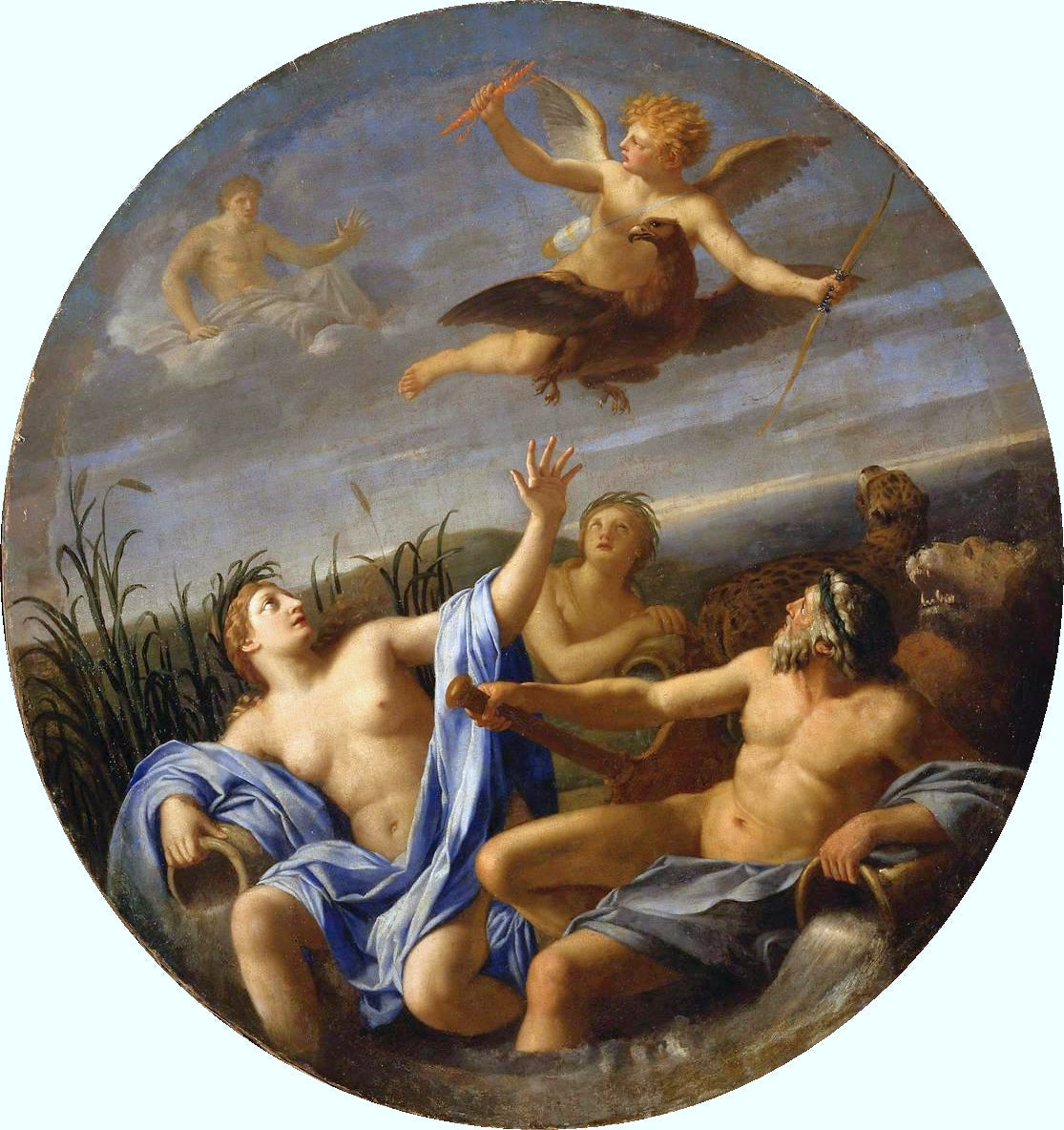 L’Amour dérobe la foudre à Jupiter - Eustache Le Sueur - Alpha Reproduction