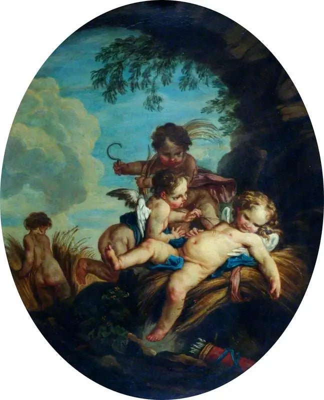 L'amour mietitore (Cupido mietitore) - François Boucher