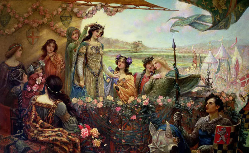 Lancelot e Guinevere - Herbert Draper