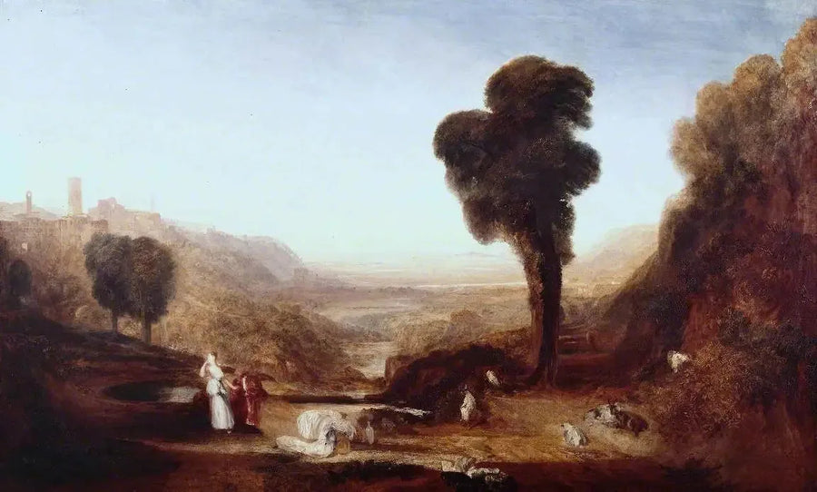 Paesaggio: Cristo e la Donna di Samaria - J. M. W. Turner