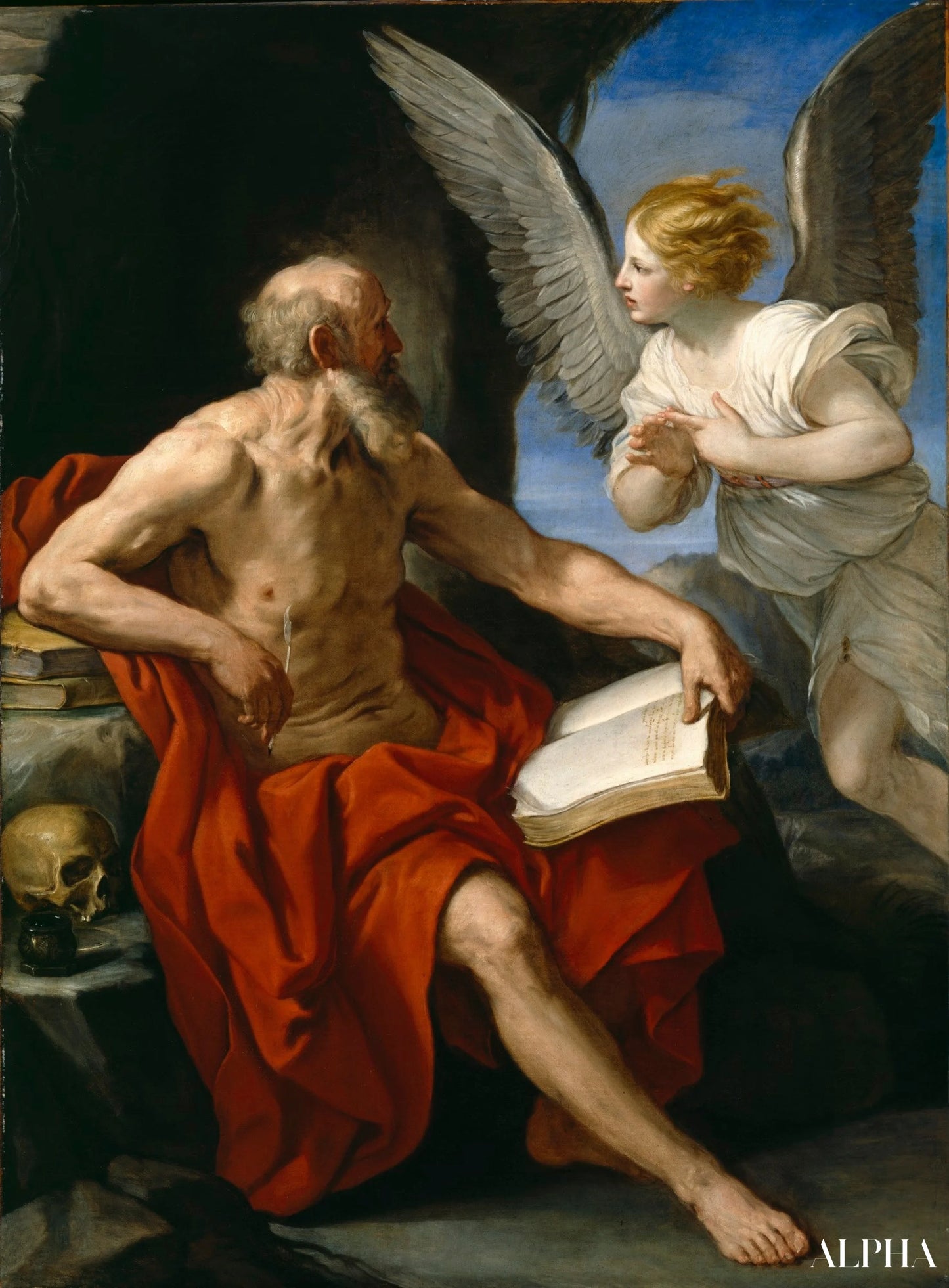 L'angelo che appare a san Girolamo - Guido Reni Riproduzioni di quadri a olio
