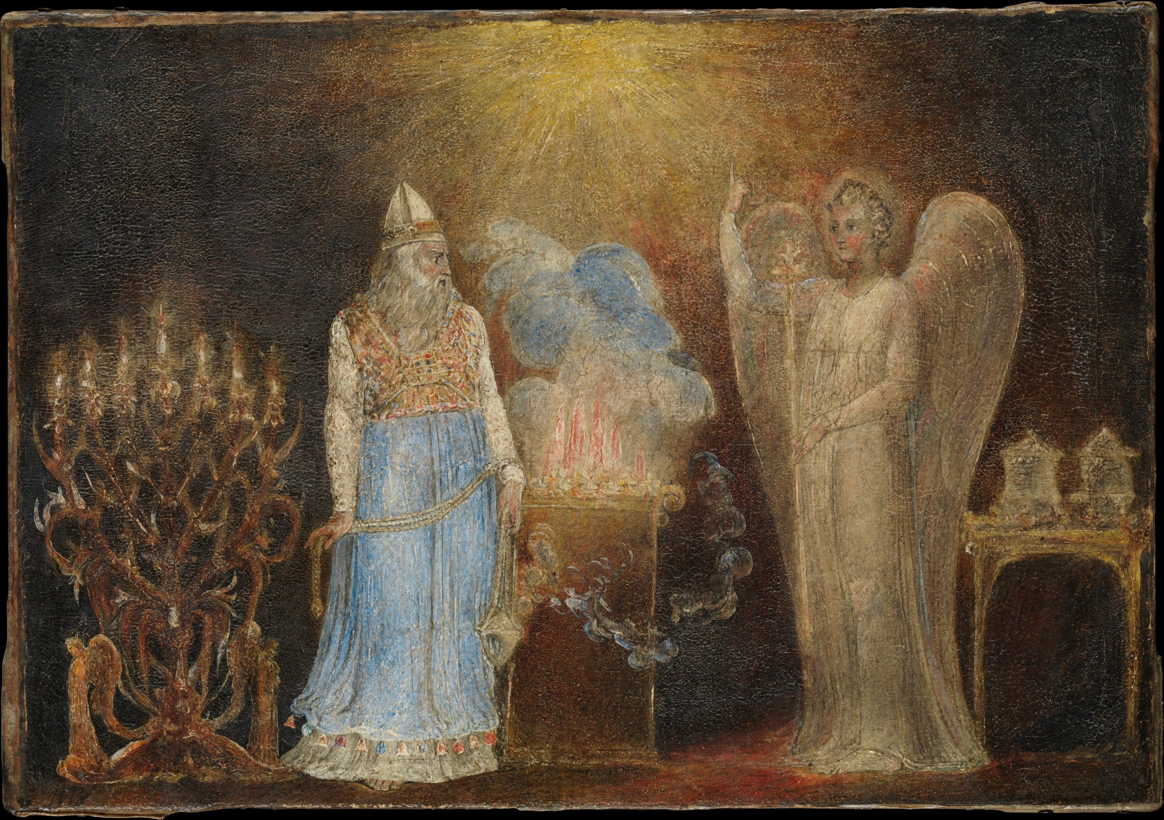L’ange apparaissant à Zacharie - William Blake - Alpha Reproduction
