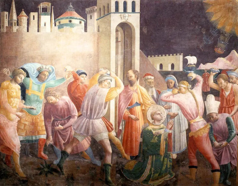 Lapidazione di Etienne - Paolo Uccello