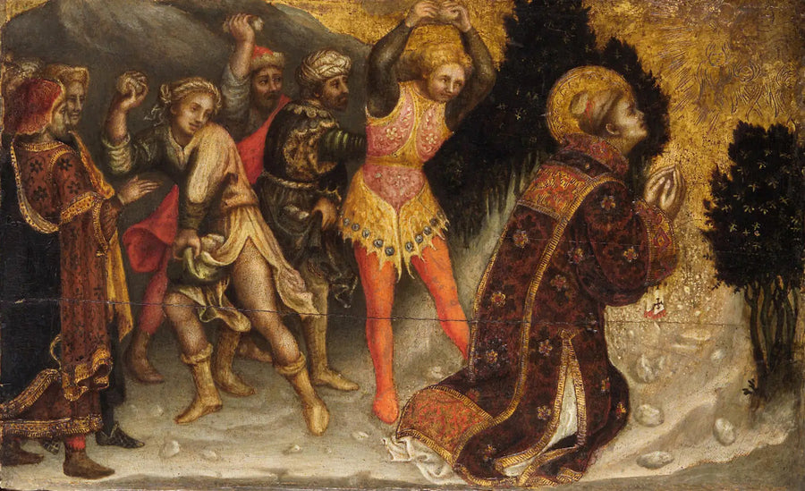 Lapidazione di san Stefano - Gentile da Fabriano