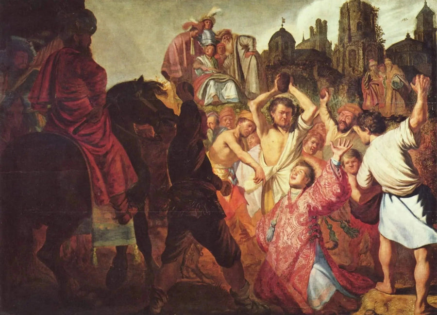 La Lapidazione di San Stefano - Rembrandt