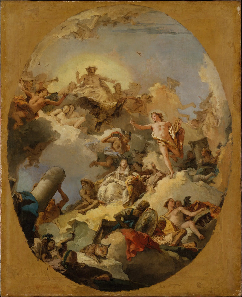 L'apothéose della monarchia spagnola - Giovanni Battista Tiepolo