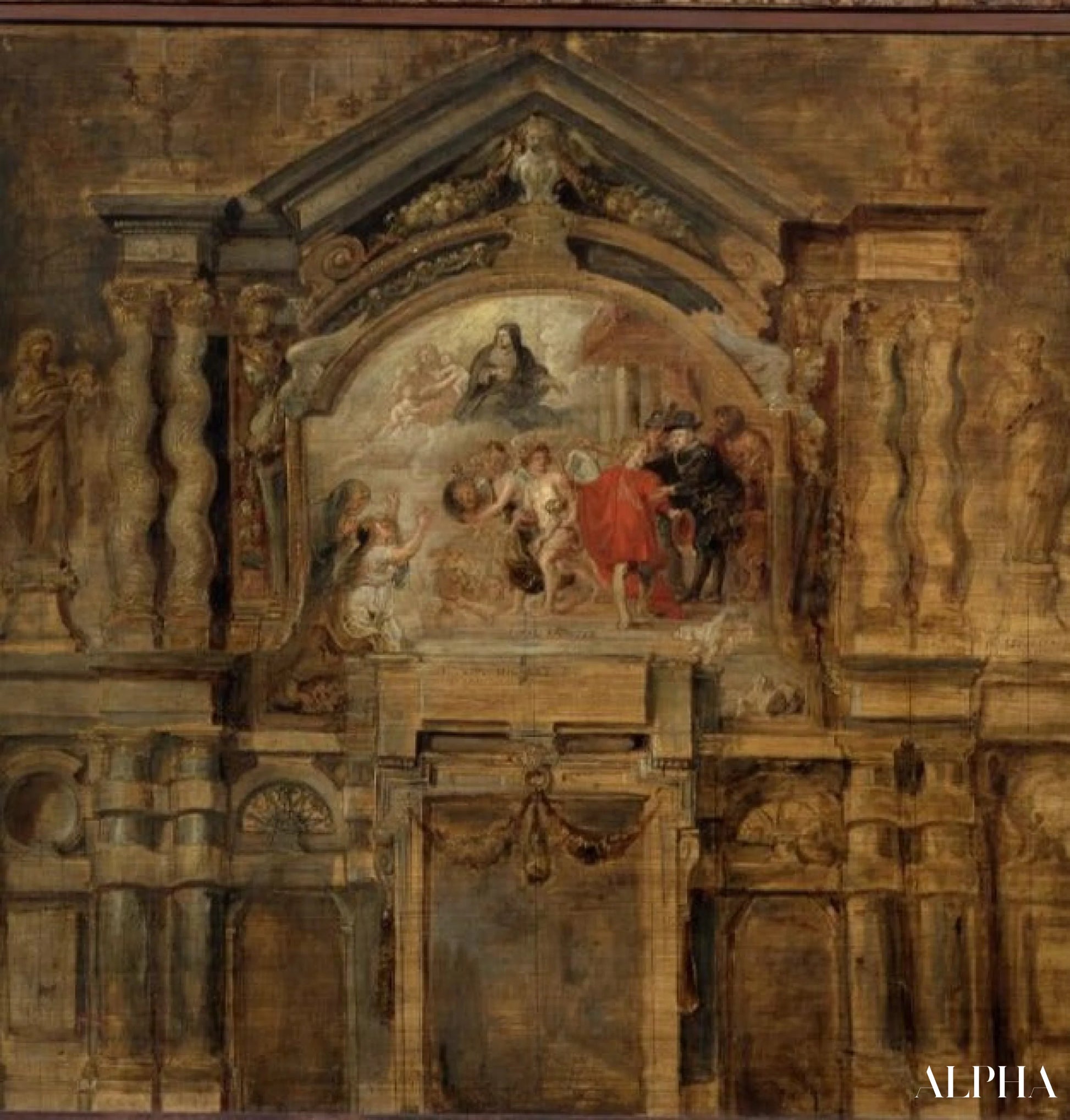 L'apoteosi dell'infanta Isabella - Peter Paul Rubens - Riproduzioni di quadri e dipinti di alta qualità