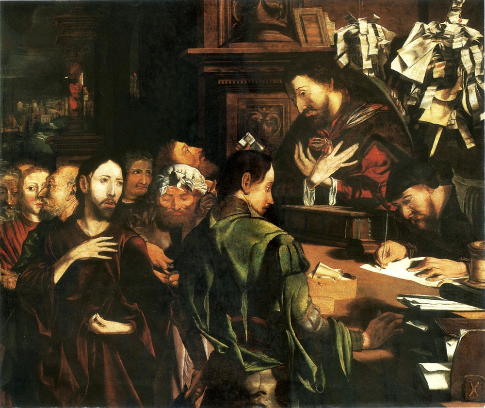 L’appel de saint Matthieu. - Marinus van Reymerswale - Alpha Reproduction