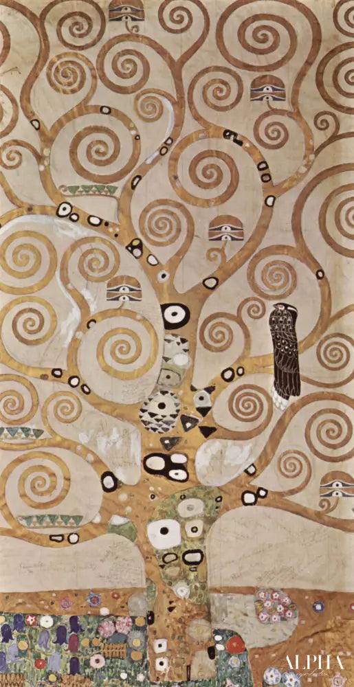 L'arbre de vie, section centrale (détail) - Gustav Klimt - Reproductions de tableaux et peintures haut de gamme