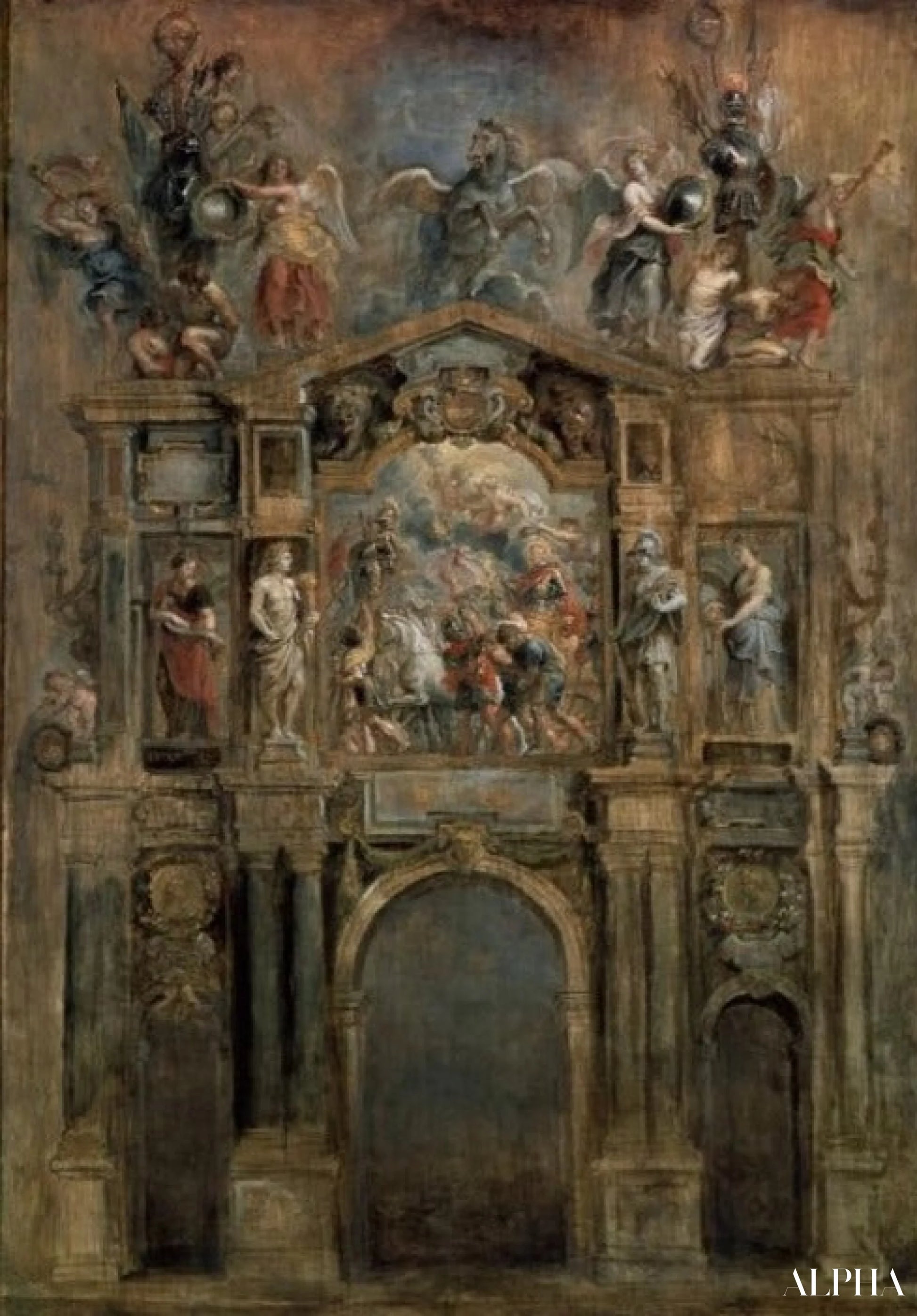 L'arc de Ferdinand - Peter Paul Rubens - Reproductions de tableaux et peintures haut de gamme