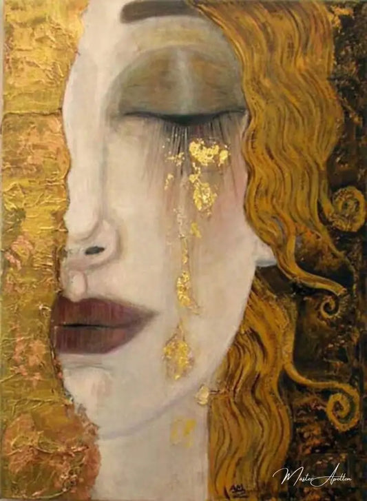 Larmes d'or - Gustav klimt - Reproductions de tableaux et peintures haut de gamme