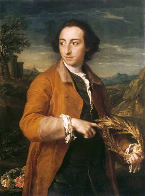 Lascelles Raymond Iremonger (1718/19–1793) con corone di granturco e rose - Pompeo Batoni