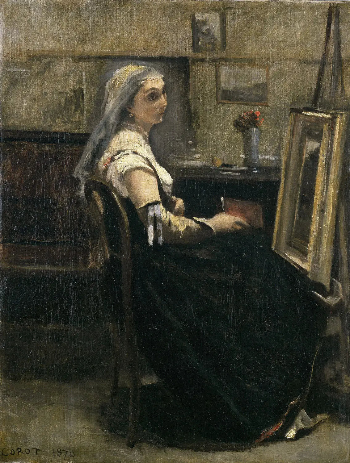 L’Atelier - Jean-Baptiste Camille Corot - Alpha Reproduction