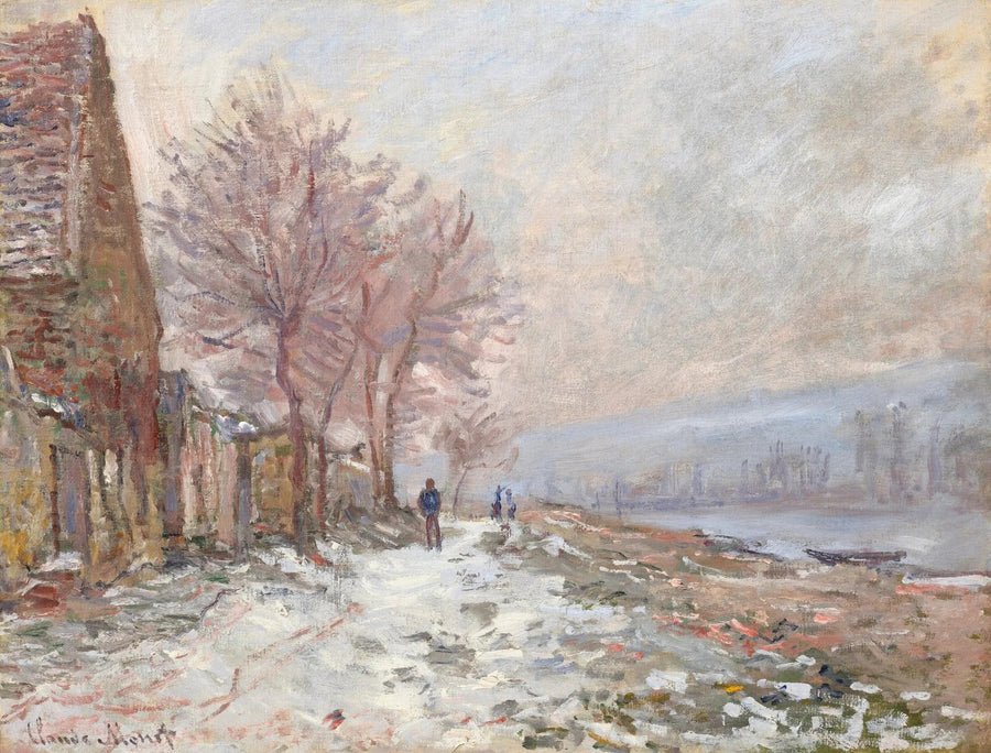 Lavacourt, l'inverno - Claude Monet