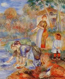 Lavandaie - Pierre-Auguste Renoir