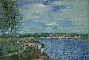 Lavatoi, vicino a Champagne - Alfred Sisley