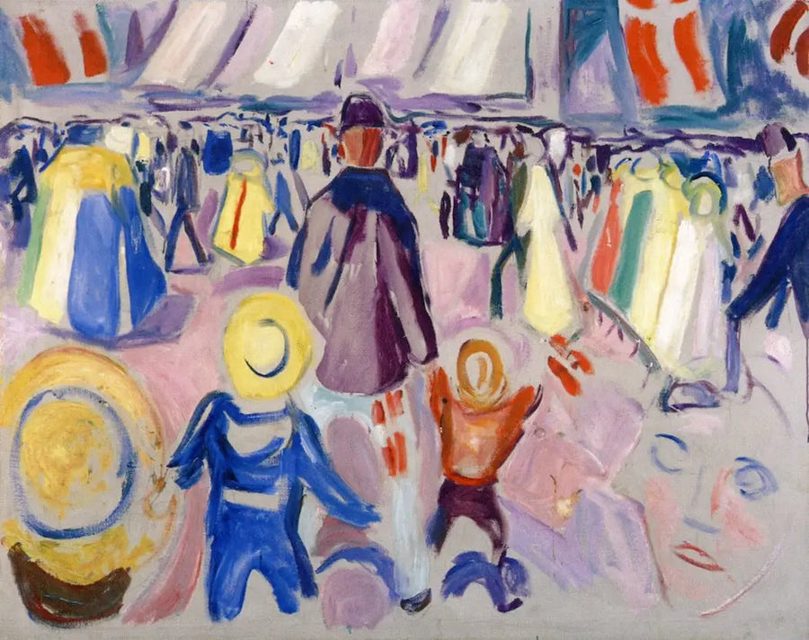Il 17 maggio in una piccola città norvegese - Edvard Munch
