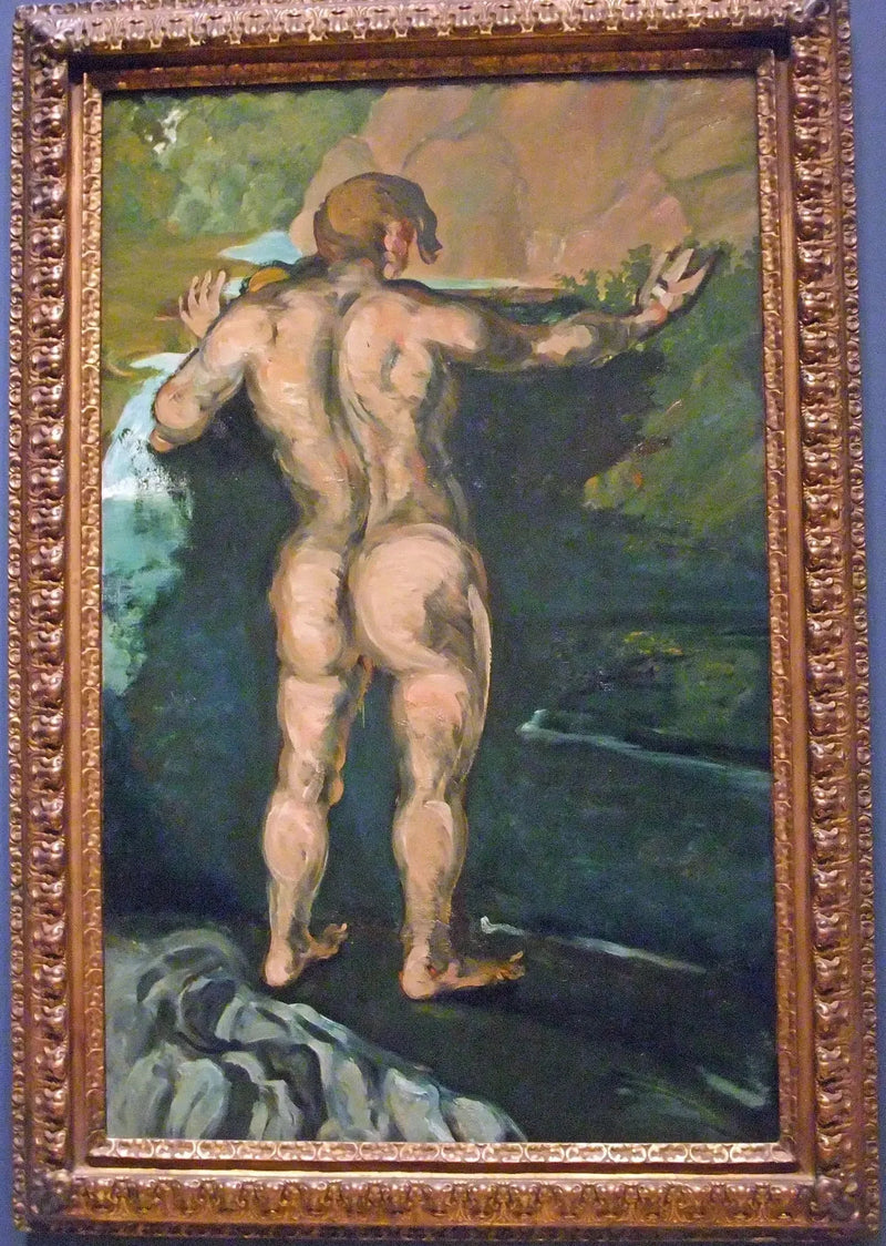 Il Bagnante alla roccia - Paul Cézanne