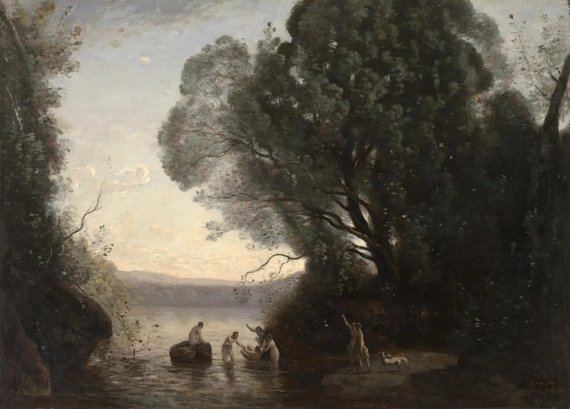 Il bagno di Diana - Jean-Baptiste Camille Corot