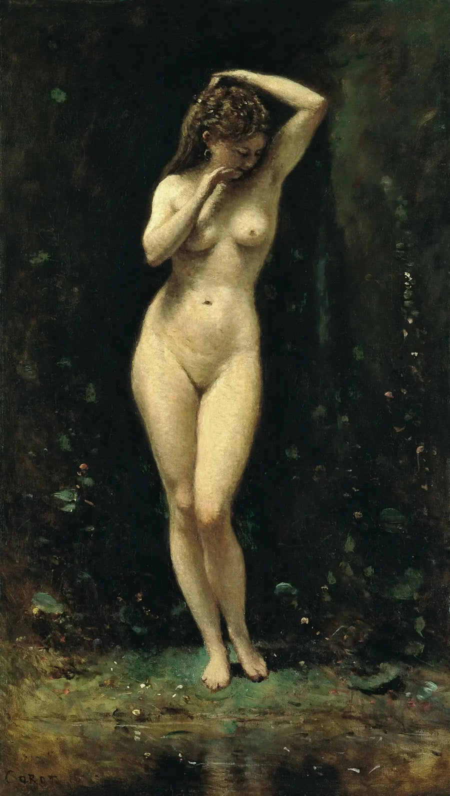 Il Bagno di Diana (La Fontaine) - Jean-Baptiste Camille Corot