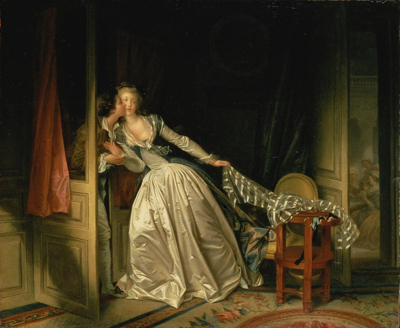 Il Bacio di nascosto - Jean-Honoré Fragonard