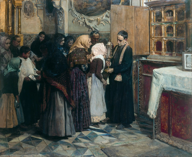 Il Bacio alla reliquia - Joaquín Sorolla