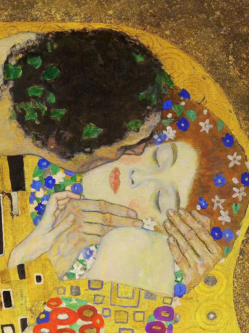 💋 Il Bacio (Dettaglio IV) – Gustav Klimt (1907-1908)