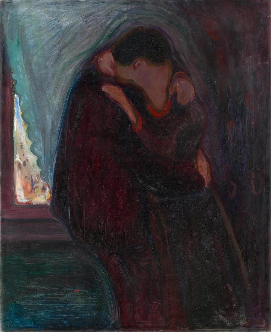 Le Baiser - Edvard Munch image 1 tableau peint à l’huile sur toile