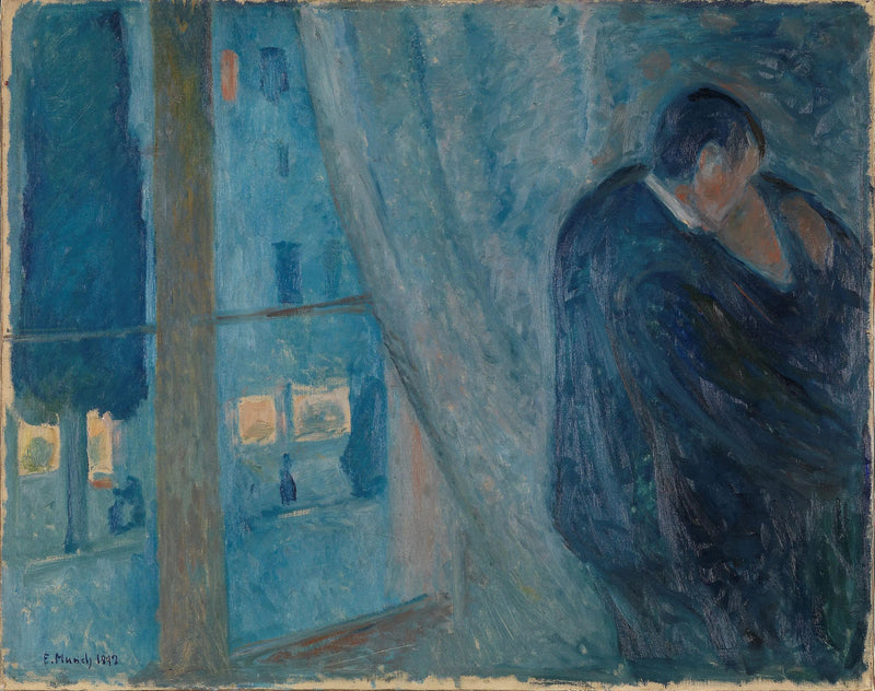 Il Bacio vicino alla finestra - Edvard Munch