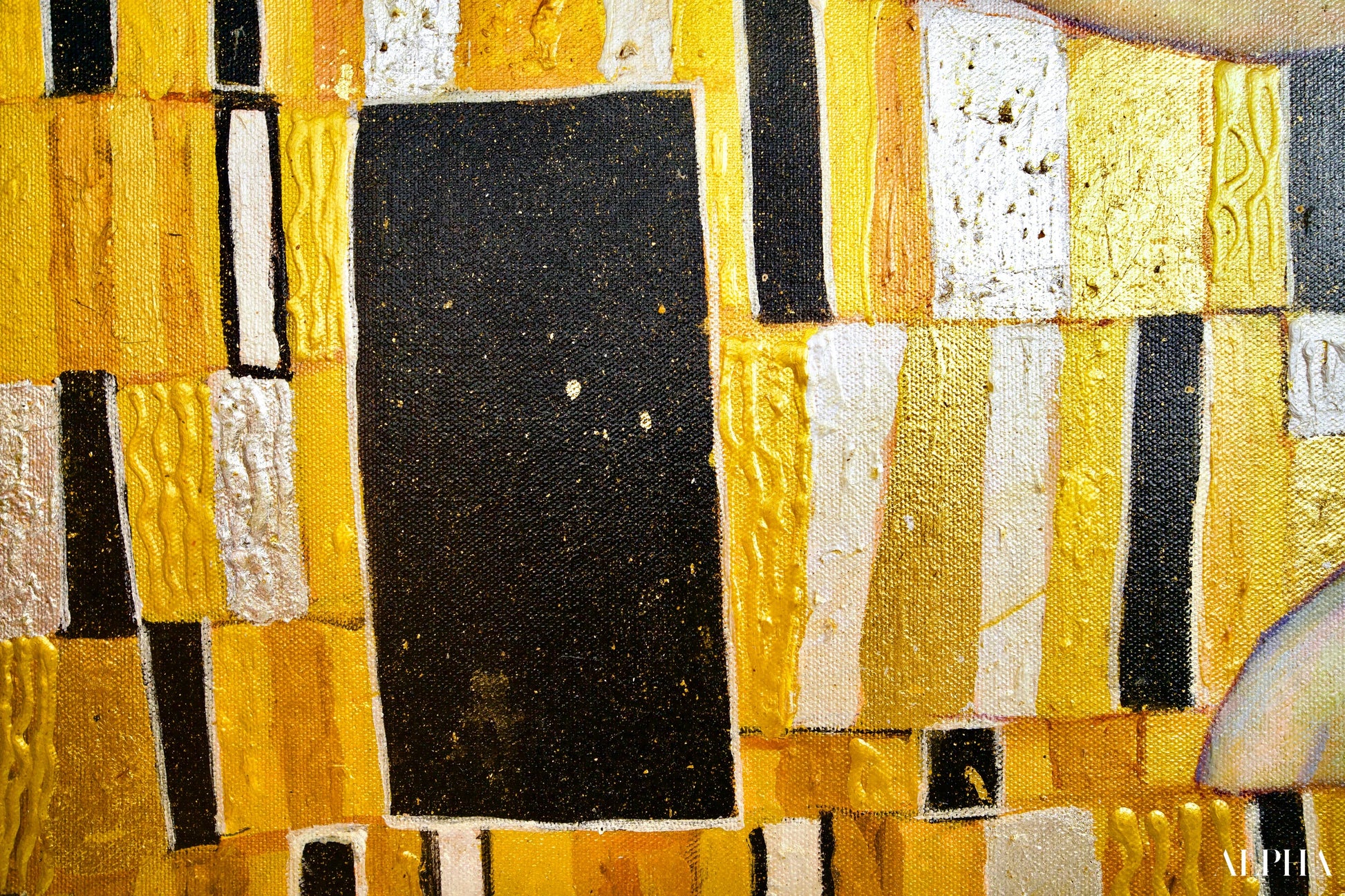 Il Bacio Reimmaginato da Master Apollon | 200 x 200 cm Riproduzioni di quadri a olio