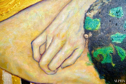 Il Bacio Reimmaginato da Master Apollon | 200 x 200 cm Riproduzioni di quadri a olio