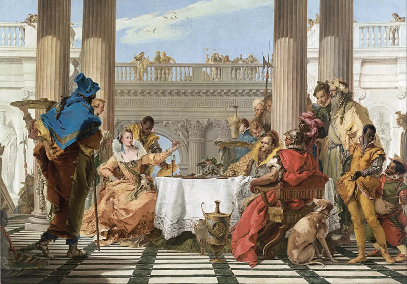 Il banchetto di Cleopatra - Giovanni Battista Tiepolo