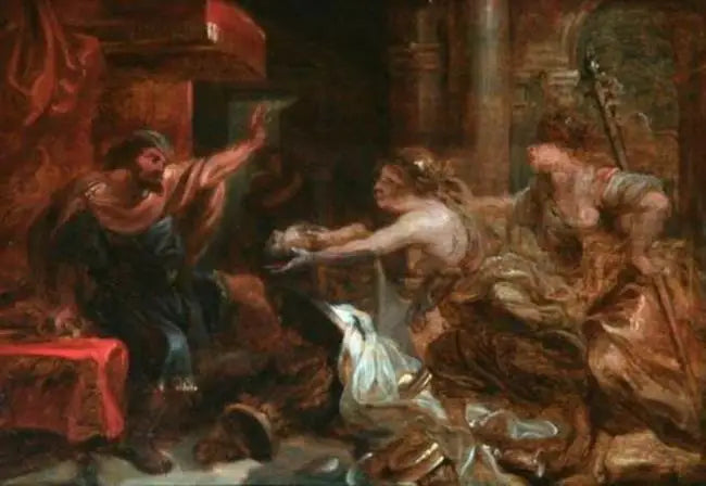Il banchetto di Tereo (Ovidio, Metamorfosi, VI, 647-674), dopo il 1636 - Peter Paul Rubens