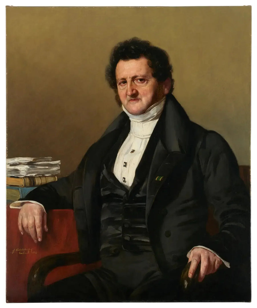 Il banchiere David Seligmann, Freiherr von Eichthal - Franz Xaver Winterhalter