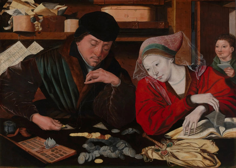 Il banchiere e sua moglie - Marinus van Reymerswale