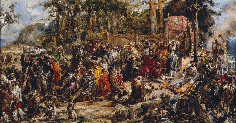 Il battesimo della Lituania - Jan Matejko