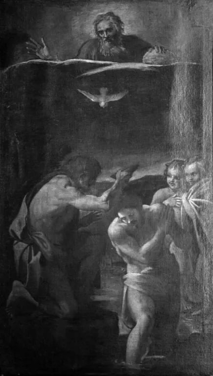 Il Battesimo di Cristo - Annibale Carracci