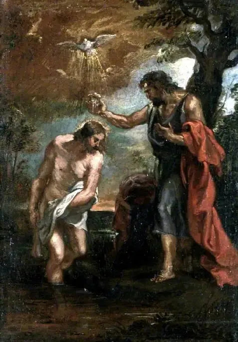 Il battesimo di Cristo - Bartolomé Esteban Murillo