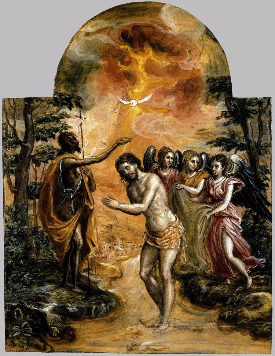 Il Battesimo di Cristo - El Greco