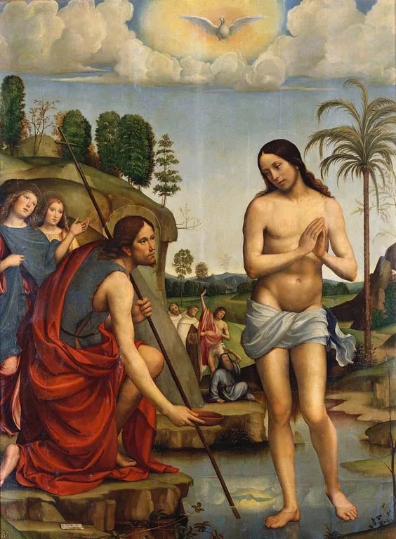 Il battesimo di Cristo - Francesco Francia