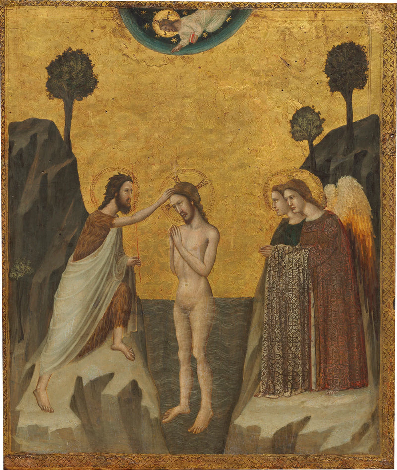 Il battesimo di Cristo - Giovanni Baronzio