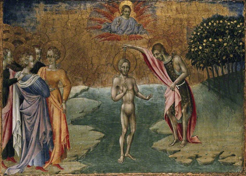 Il battesimo di Cristo - Giovanni di Paolo