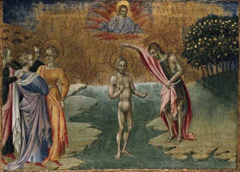 Il battesimo di Cristo - Giovanni di Paolo
