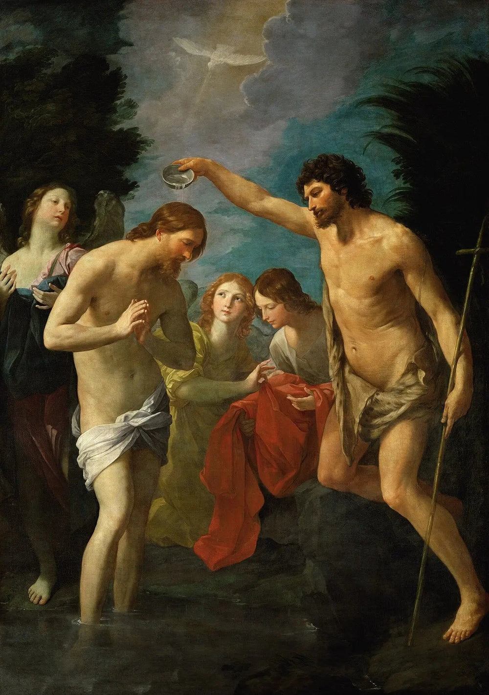 Le Baptème du Christ - Guido Reni - Alpha Reproduction