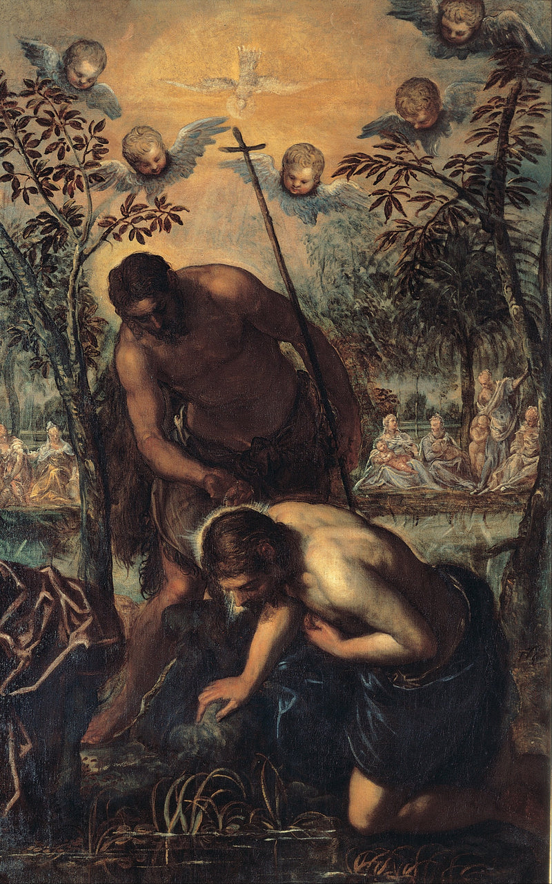 Il Battesimo di Cristo - Jacopo Tintoretto