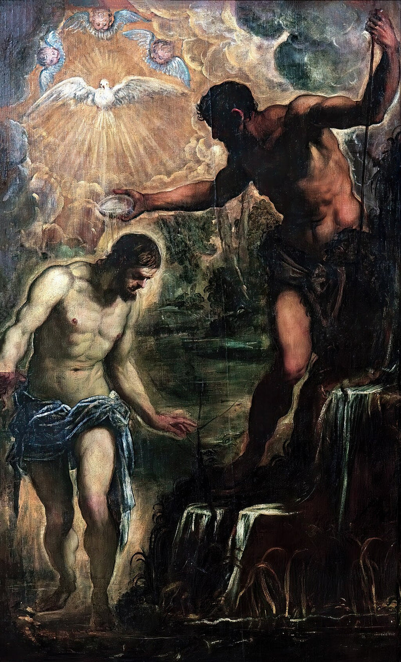 Il Battesimo di Cristo - Jacopo Tintoretto