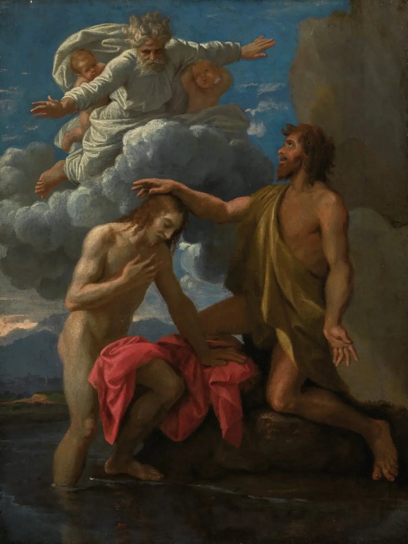 Il Battesimo di Cristo - Nicolas Poussin